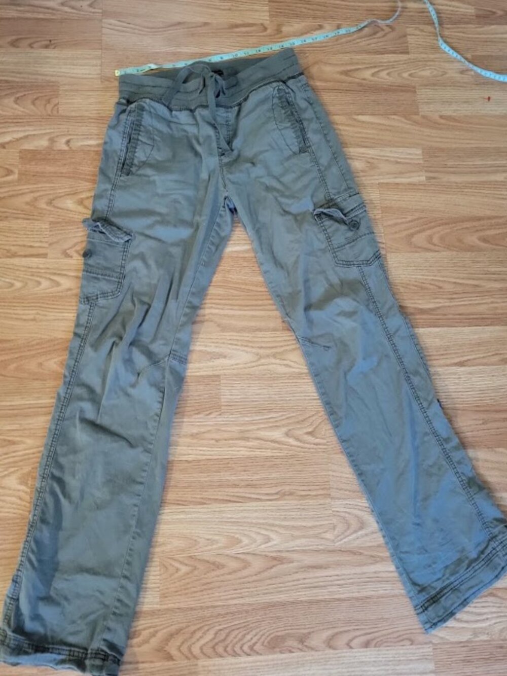 Women's Olive Green Convertible Hiking Cargo Pants Size Small